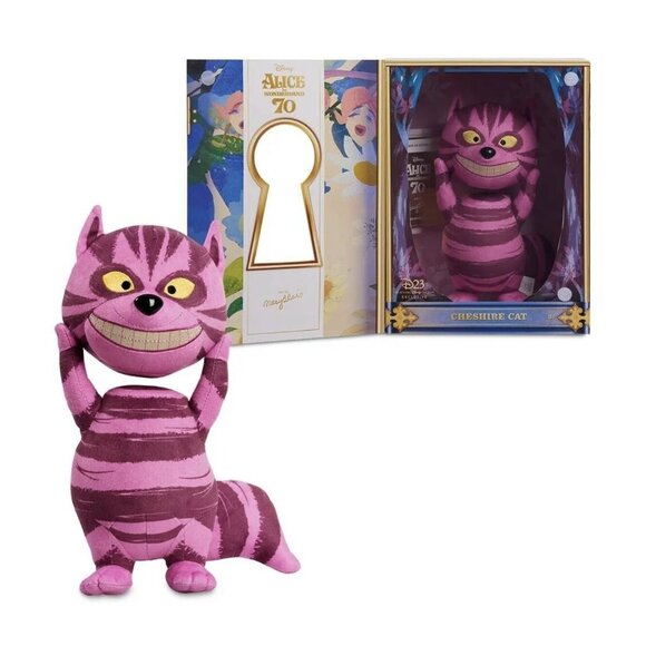 Alice in Wonderland 70th Anniversary Cheshire Cat 9.5-Inch Plush by Mary Blair - Picture 1 of 9